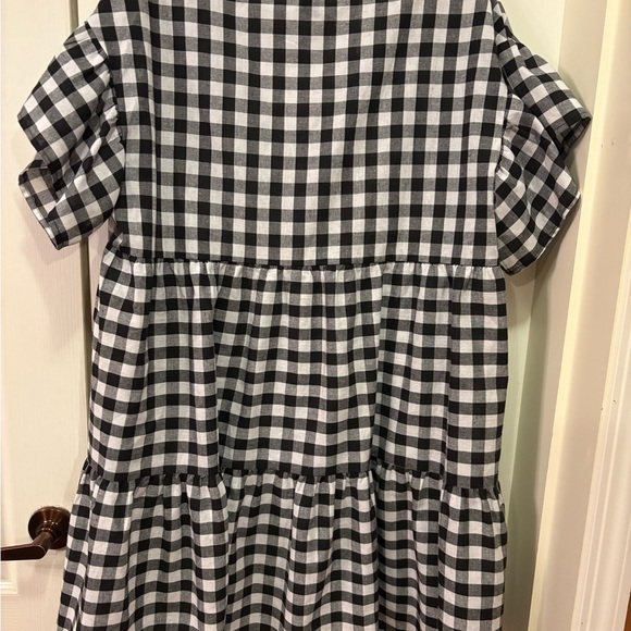 SHEIN Woman’s Black and White Plaid Dress - Picture 2 of 3